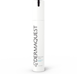 Niacinamide serum bottle for skin repair and rejuvenation.