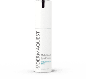 MelaQuest Eye Cream for brightening and reducing signs of aging around the eyes.